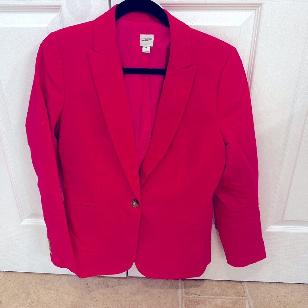Barbie Pink J. Crew blazer